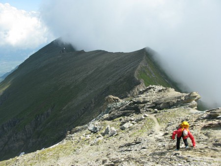 Der Grat - Auf den letzten Metern zum höchsten Punkt